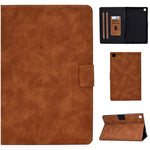 Custodia in pelle orizzontale per tablet compatibile
