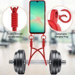 Custodia per telefono in silicone liquido tinta unita con tasca integrata (Gen2) e cordino corto., For Samsung Galaxy A26 5G, For Samsung Galaxy A05 / M05 / F05 4G, For Samsung Galaxy A16 4G / 5G, For Samsung Galaxy A06 4G                              ...