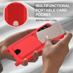 Custodia per telefono in silicone liquido tinta unita con tasca integrata (Gen2) e cordino corto., For Samsung Galaxy A26 5G, For Samsung Galaxy A05 / M05 / F05 4G, For Samsung Galaxy A16 4G / 5G, For Samsung Galaxy A06 4G                              ...