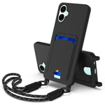 Custodia per telefono in silicone liquido tinta unita con tasca integrata (Gen2) e cordino corto., For Samsung Galaxy A26 5G, For Samsung Galaxy A05 / M05 / F05 4G, For Samsung Galaxy A16 4G / 5G, For Samsung Galaxy A06 4G                              ...