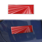 Adesivo decorativo in fibra di carbonio per la parte posteriore dell'auto., A, B