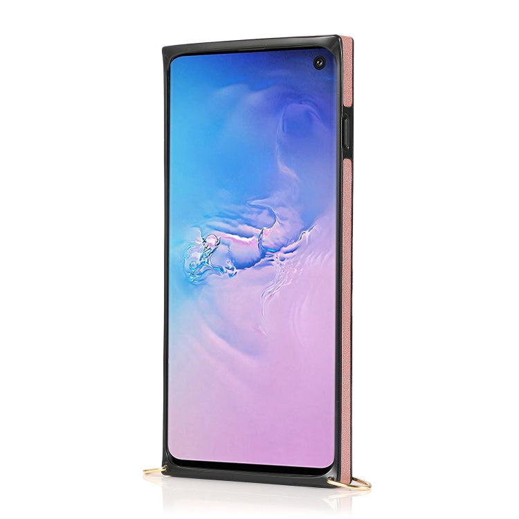 Custodia protettiva antiurto PU + TPU con cinturino da polso con cordino a tracolla e supporto e slot per schede, For Samsung Galaxy S10 Plus, For Samsung Galaxy S20, For Samsung Galaxy S20 Plus, For Samsung Galaxy S20 Ultra