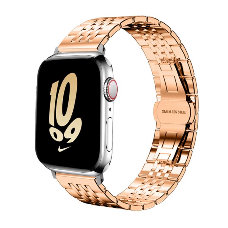 Cinturino per orologio xDfind in acciaio inossidabile massiccio a sette maglie, For Apple Watch 42 / 44 / 45 / 46 / 49mm 22mm, For Apple Watch 38 / 40 / 41 / S10 42mm 20mm