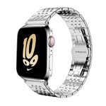Cinturino per orologio xDfind in acciaio inossidabile massiccio a sette maglie, For Apple Watch 42 / 44 / 45 / 46 / 49mm 22mm, For Apple Watch 38 / 40 / 41 / S10 42mm 20mm