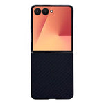 Custodia per telefono ibrida in PU con trama intrecciata, For Galaxy Z Flip8 5G, For Samsung Galaxy Z Flip7 5G
