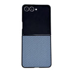 Custodia per telefono ibrida in PU con trama intrecciata, For Galaxy Z Flip8 5G, For Samsung Galaxy Z Flip7 5G