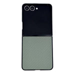 Custodia per telefono ibrida in PU con trama intrecciata, For Galaxy Z Flip8 5G, For Samsung Galaxy Z Flip7 5G