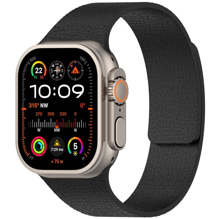 Cinturino per orologio magnetico in silicone con texture litchi xDfind, For Apple Watch 42 / 44 / 45 / 46 / 49mm, For Apple Watch 38 / 40 / 41 / S10 42mm