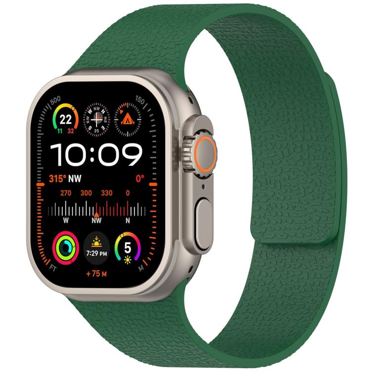 Cinturino per orologio magnetico in silicone con texture litchi xDfind, For Apple Watch 42 / 44 / 45 / 46 / 49mm, For Apple Watch 38 / 40 / 41 / S10 42mm