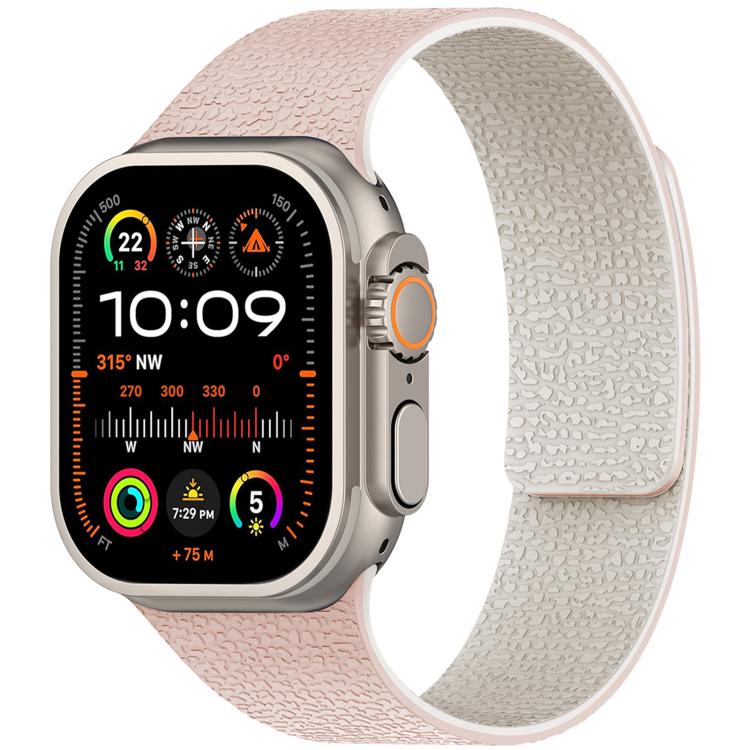Cinturino per orologio magnetico in silicone con texture litchi xDfind, For Apple Watch 42 / 44 / 45 / 46 / 49mm, For Apple Watch 38 / 40 / 41 / S10 42mm