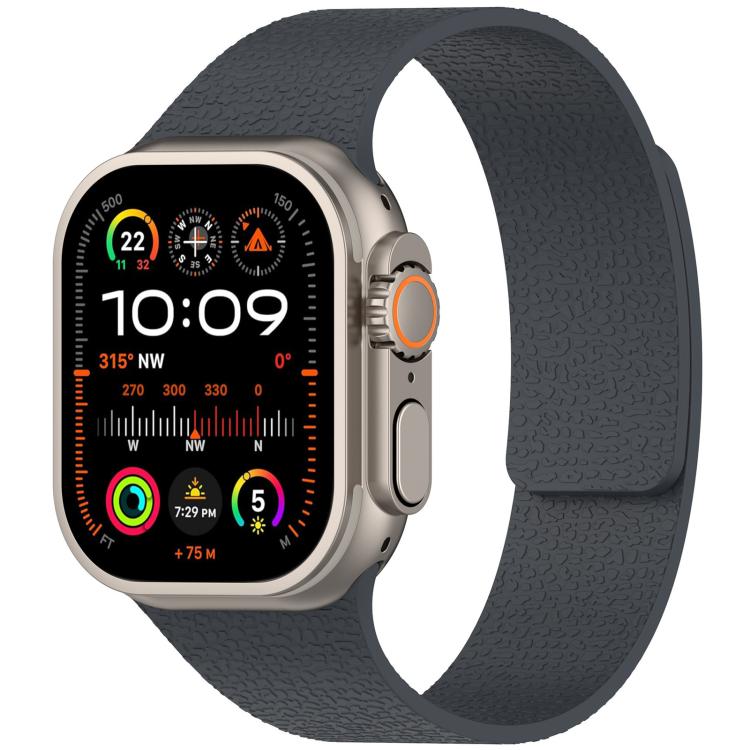 Cinturino per orologio magnetico in silicone con texture litchi xDfind, For Apple Watch 42 / 44 / 45 / 46 / 49mm, For Apple Watch 38 / 40 / 41 / S10 42mm