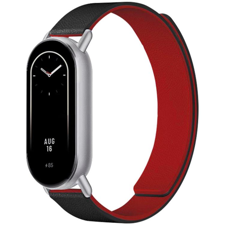 Cinturino per orologio magnetico in silicone con texture a litchi e testa piatta xDfind, 22mm, 14mm