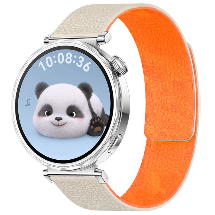 Cinturino per orologio magnetico in silicone con texture a litchi e testa piatta xDfind, 18mm, 20mm