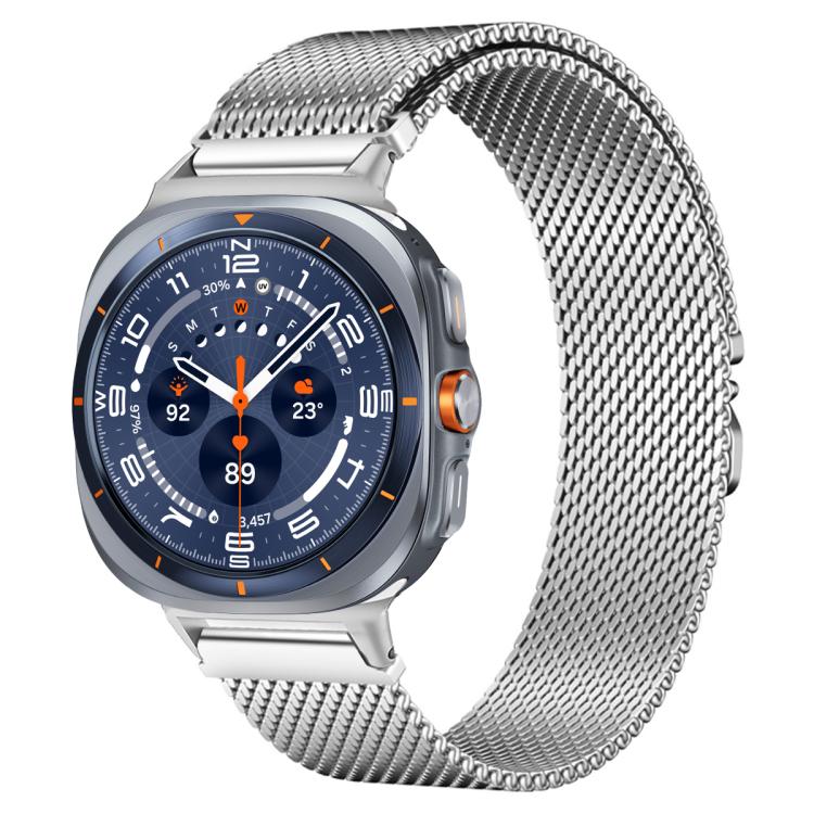Cinturino per orologio in acciaio inossidabile con fibbia milanese a paracadute xDfind, For Samsung Galaxy Watch Ultra / Ultra 2025, For Samsung Galaxy Watch8 / Wacth8 Classic 22mm