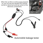 Tester di perdite per auto, tester di correnti parassite, strumento diagnostico per sistemi elettrici automobilistici, ZK-119
