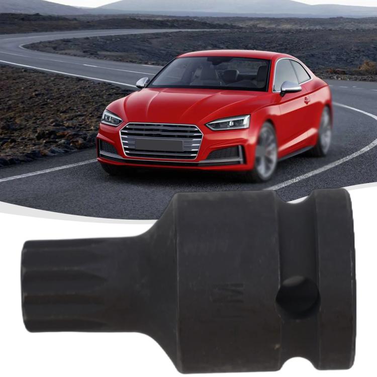 Attrezzo per lo smontaggio delle viti delle pastiglie dei freni, manicotto di rimozione viti, bussola tripla quadrata XZN da 14 mm per Volkswagen/Audi
