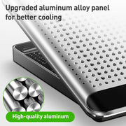 NUOXI Q5A 6-Speed Adjustable 6-Core Large Fan Cooling Pad, Q5A (Black), Q5A (Silver)