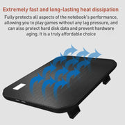 NUOXI M10B Dual Large Fan Laptop Cooling Pad, M10B