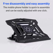NUOXI N2 8-level Adjustable Laptop Holder, without Turntable, without Turntable