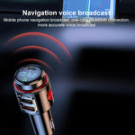 Trasmettitore FM per auto T23 con lettore Bluetooth e ricarica rapida., T23