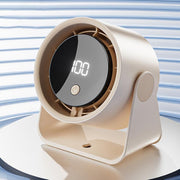 Ventilatore elettrico da tavolo con display digitale FS-22 e 100 velocità per la circolazione dell'aria.