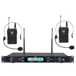 Sistema microfono wireless U-620 1 a 2 canali UHF