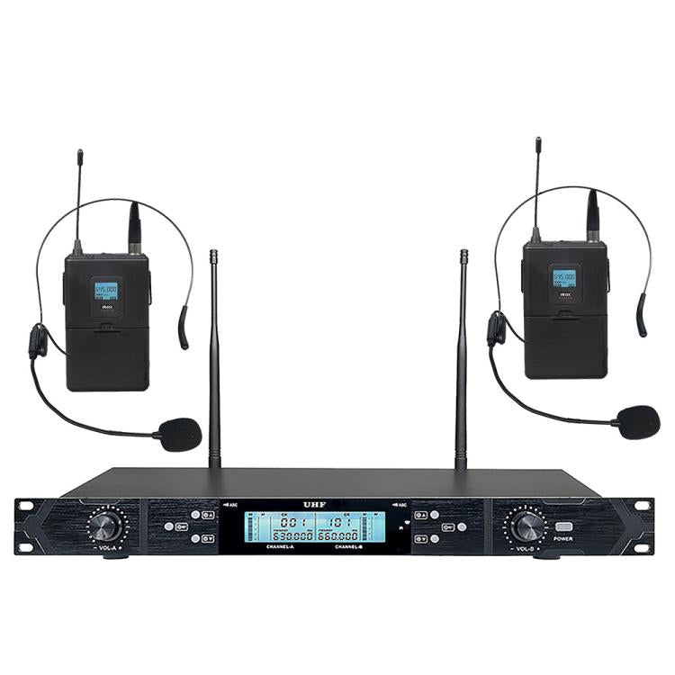 Sistema microfono wireless U-620 1 a 2 canali UHF