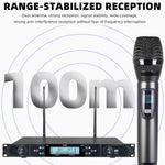 Sistema microfono wireless U-620 1 a 2 canali UHF