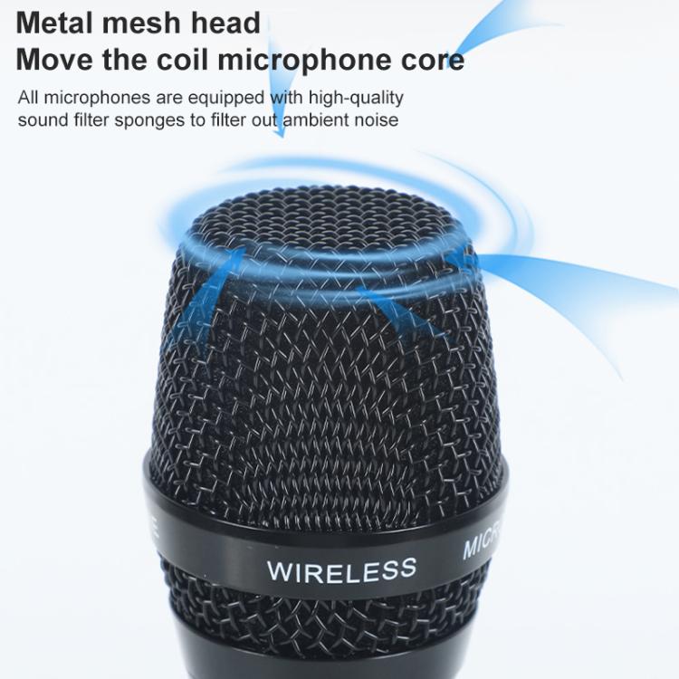 Microfono wireless karaoke AI-101 con 7 bande EQ