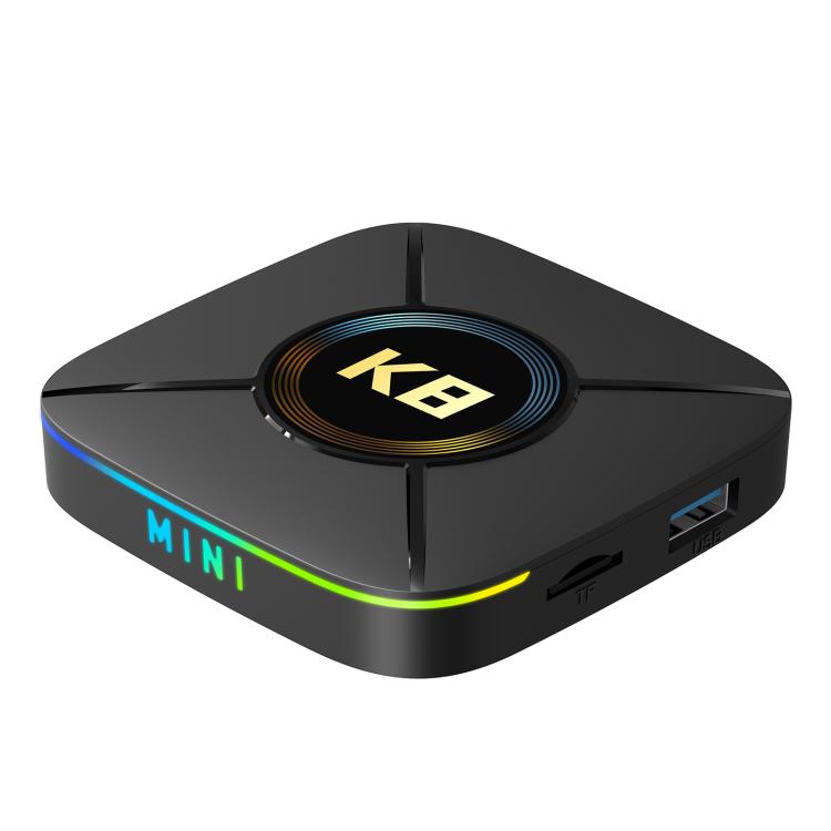 HK1 K8MINI Smart TV Box Android 14 4K UHD con telecomando, processore Quad-Core RK3518, 2GB+16GB, 2GB+32GB