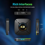 HK1 K8MINI Smart TV Box Android 14 4K UHD 2GB RAM