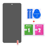 Pellicola in vetro temperato anti-spia ad alta trasparenza, copertura completa, supporto per lo sblocco tramite impronta digitale., For Samsung Galaxy S25 Edge 5G