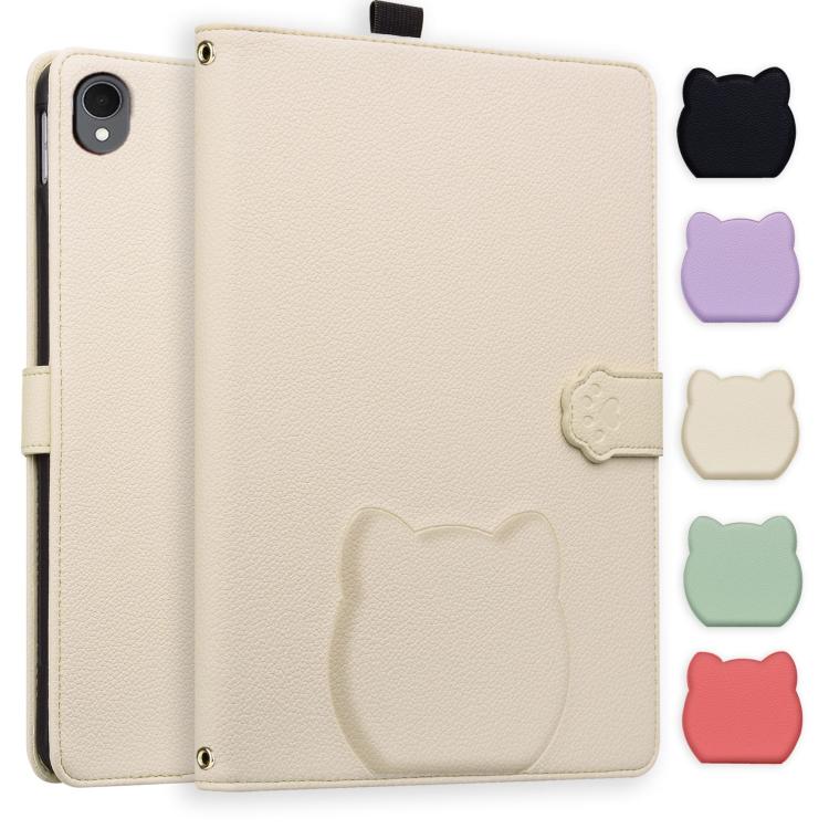 Custodia per tablet intelligente in similpelle effetto pelle di gatto e litchi, For Samsung Galaxy Tab S10 Lite / S10 FE, For Samsung Galaxy Tab S11, For Samsung Galaxy Tab S10+ / S9+, For Samsung Galaxy Tab S10 / S9 / S9 FE