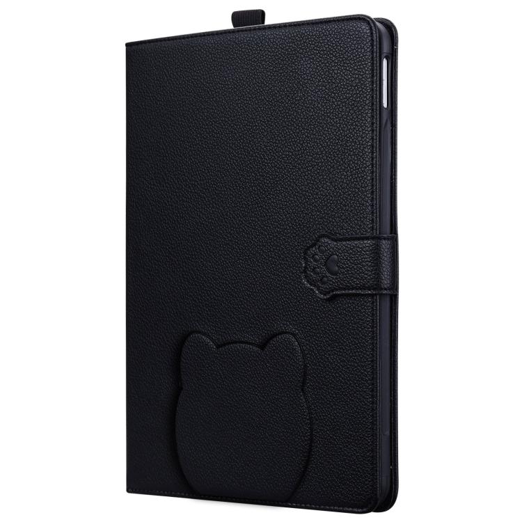 Custodia per tablet intelligente in similpelle effetto pelle di gatto e litchi, For Samsung Galaxy Tab S10 Lite / S10 FE, For Samsung Galaxy Tab S11, For Samsung Galaxy Tab S10+ / S9+, For Samsung Galaxy Tab S10 / S9 / S9 FE
