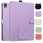 Custodia per tablet intelligente in similpelle effetto pelle di gatto e litchi, For Samsung Galaxy Tab S10 Lite / S10 FE, For Samsung Galaxy Tab S11, For Samsung Galaxy Tab S10+ / S9+, For Samsung Galaxy Tab S10 / S9 / S9 FE