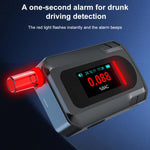 D2000 Tester portatile di precisione per il contenuto di alcol con schermo HD IPS, a soffiaggio., D2000