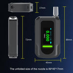 D2000 Tester portatile di precisione per il contenuto di alcol con schermo HD IPS, a soffiaggio., D2000