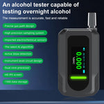 D2000 Tester portatile di precisione per il contenuto di alcol con schermo HD IPS, a soffiaggio., D2000
