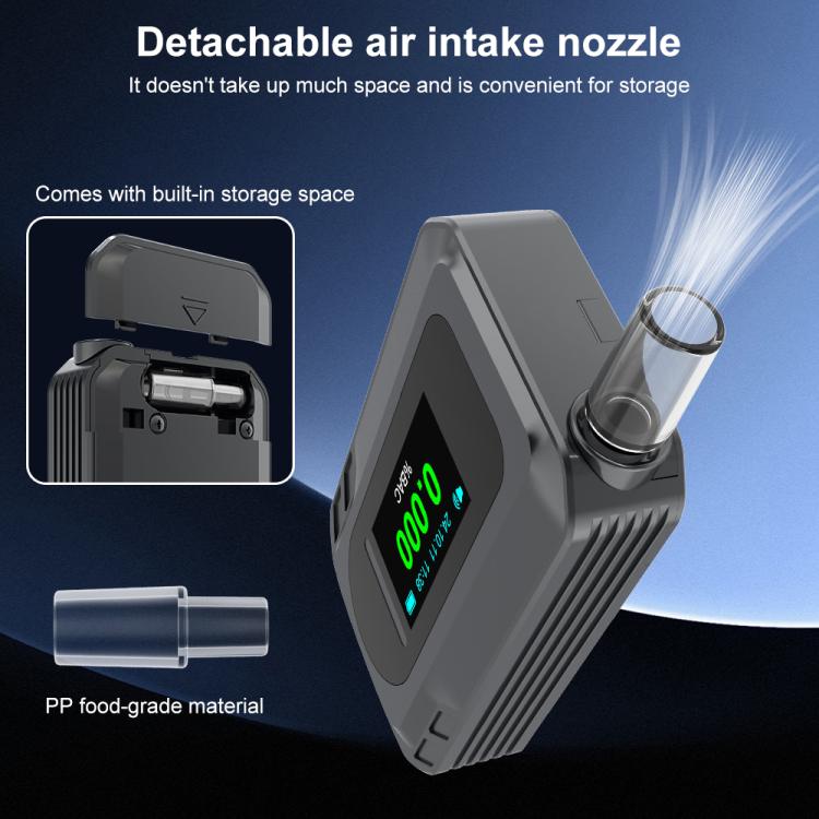 D2000 Tester portatile di precisione per il contenuto di alcol con schermo HD IPS, a soffiaggio., D2000