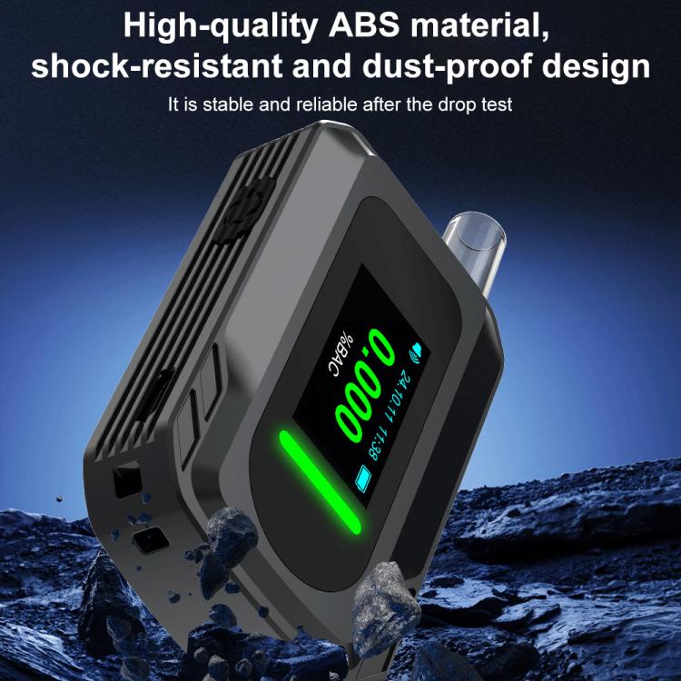 D2000 Tester portatile di precisione per il contenuto di alcol con schermo HD IPS, a soffiaggio., D2000