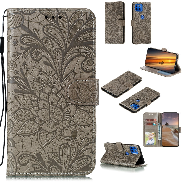 Custodia portafoglio in pelle flip per Motorola Moto G5 Plus