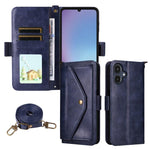 Custodia per telefono a tracolla in pelle di vacchetta con scomparti multipli per carte., For Galaxy A57 5G, For Samsung Galaxy A25e / A25 5G SC-53F, For Samsung Galaxy S25 FE 5G, For Samsung Galaxy A07 4G