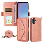 Custodia per telefono a tracolla in pelle di vacchetta con scomparti multipli per carte., For Galaxy A57 5G, For Samsung Galaxy A25e / A25 5G SC-53F, For Samsung Galaxy S25 FE 5G, For Samsung Galaxy A07 4G