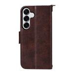 Custodia per telefono a tracolla in pelle di vacchetta con scomparti multipli per carte., For Samsung Galaxy S25 5G, For Samsung Galaxy A53 5G