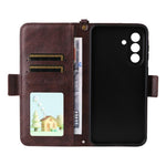 Custodia per telefono a tracolla in pelle di vacchetta con scomparti multipli per carte., For Galaxy A57 5G, For Samsung Galaxy A25e / A25 5G SC-53F, For Samsung Galaxy S25 FE 5G, For Samsung Galaxy A07 4G