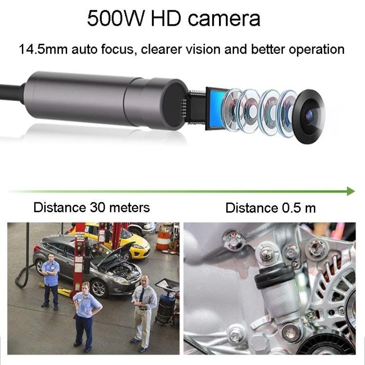 Endoscopio industriale per condotte TESLONG NTS500 con schermo HD da 5 pollici, 7.6mm Single Lens / 1m, 3.9mm Lens / 3m, 5.5mm Single Lens / 1m, 7.6mm Single Lens / 5m, 8mm Dual Lens / 1m, 3.9mm Single Lens / 1m, 5.5mm Dual Lens / 1m                   ...