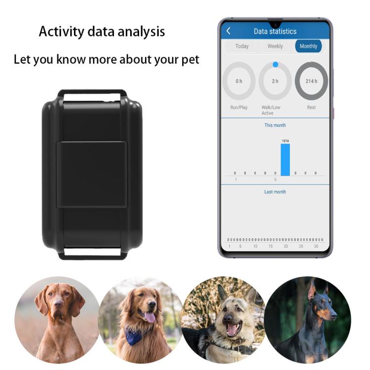 TK919 Collare per cani 4G impermeabile IP67 con localizzatore GPS