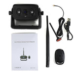 Telecamera posteriore per auto magnetica a energia solare, wireless 2.4G WiFi con telecomando., Car Rear View Reversing Camera