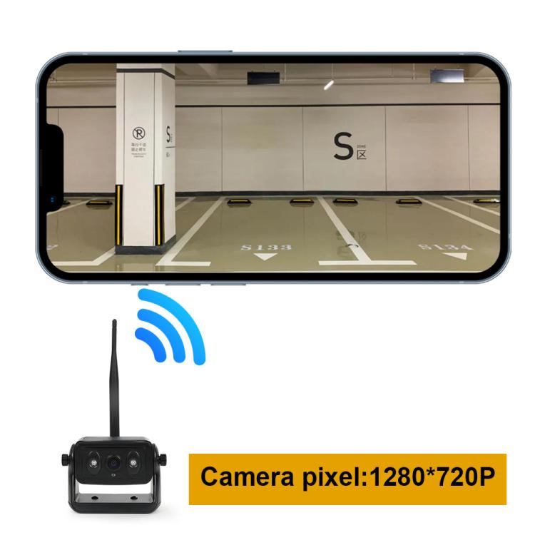 Telecamera posteriore per auto magnetica a energia solare, wireless 2.4G WiFi con telecomando., Car Rear View Reversing Camera