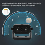 Telecamera posteriore per auto magnetica a energia solare, wireless 2.4G WiFi con telecomando., Car Rear View Reversing Camera